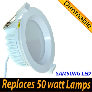 8w LED Downlight with Samsung LEDs (Warm White)